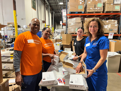 In 2022, HCA Healthcare Gulf Coast Division colleagues volunteered with Project C.U.R.E., the world’s largest distributor of donated medical equipment and supplies to resource-limited communities across the globe, to help support relief efforts in Ukraine. (Photo: Business Wire)