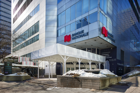 original Urban Umbrella installed on Beaver Hall Hill in Downtown Montréal, Canada (Photo: Business Wire)