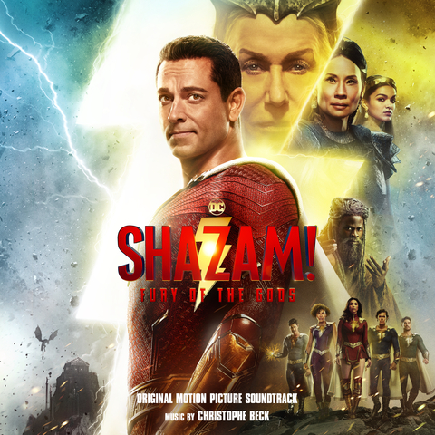 original SHAZAM! FURY OF THE GODS Original Motion Picture Soundtrack with Christophe Beck (Graphic: Business Wire)