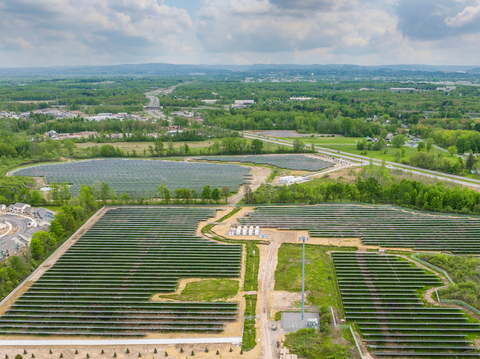original Convergent’s Solar-Plus-Storage System providing a Non-Wires Alternative for National Grid. (Photo: Business Wire)