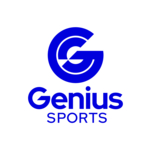 PRIMARY LOGO Genius Sports Stacked With Text Blue RGB PNG
