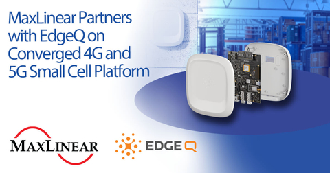 MaxLinear Partners with EdgeQ (Graphic: Business Wire)