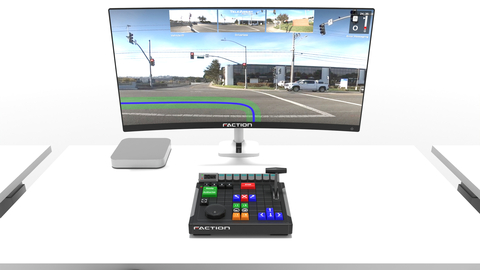Faction TeleAssist® Workstation for driverless vehicle supervision (Graphic: Business Wire)