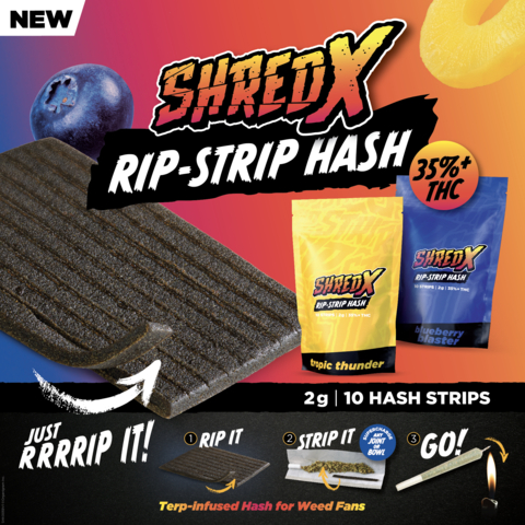 SHRED-X Rip Strip Hash (Graphic: Business Wire)