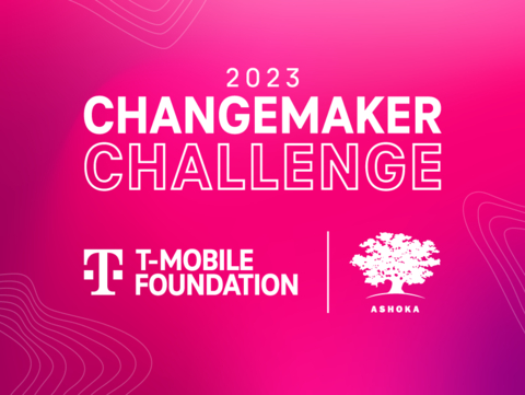 Today T-Mobile, the T-Mobile Foundation and Ashoka are launching the fifth Changemaker Challenge, a nationwide contest that gives young leaders an opportunity to take their innovative ideas for creating a more inclusive, equitable and sustainable future to the next level. (Graphic: Business Wire)