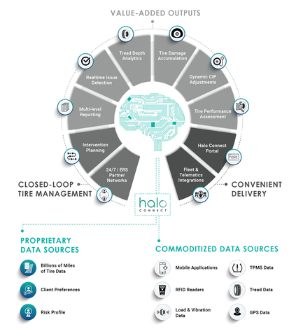 original Value Added Outputs with Halo Connect. (Graphic: Business Wire)
