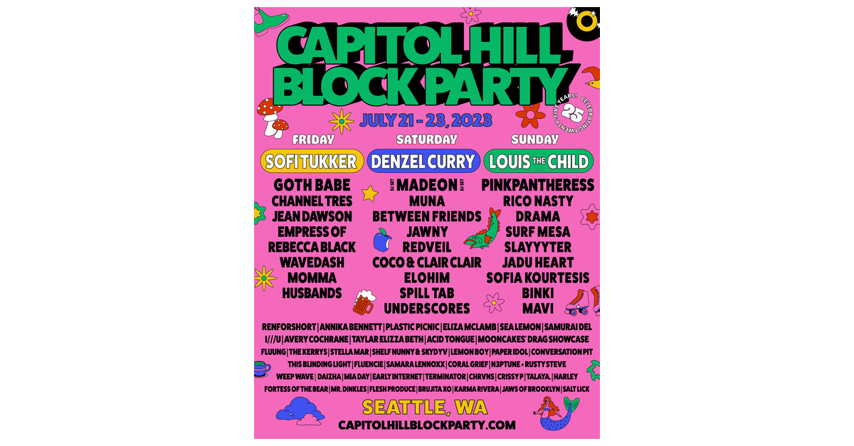 Daydream State Announces Capitol Hill Block Party 2023 Festival Lineup ...