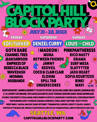 original Daydream State Announces Capitol Hill Block Party 2023 Festival Lineup (Graphic: Business Wire)