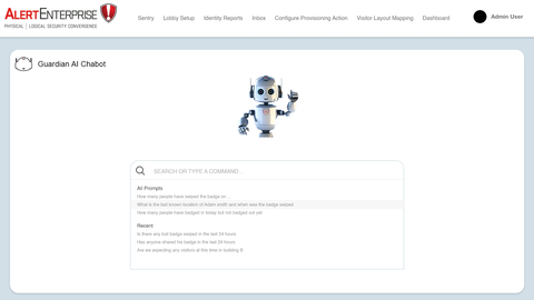 The Guardian AI Chatbot has been trained on ChatGPT’s most recent content and prompts and can understand and interpret text and voice using a natural language processing (NLP) engine. The Chatbot can quickly answer a range of questions related to physical access, identity access management, visitor management, door reader analytics, and security and safety reporting. (Graphic: Business Wire)