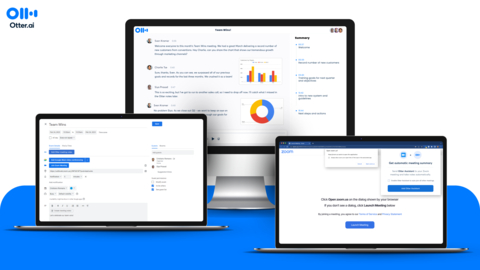 With the Otter Chrome Extension installed, users can easily add OtterPilot™ when they join their meetings on Zoom and Google Meet. (Graphic: Business Wire)