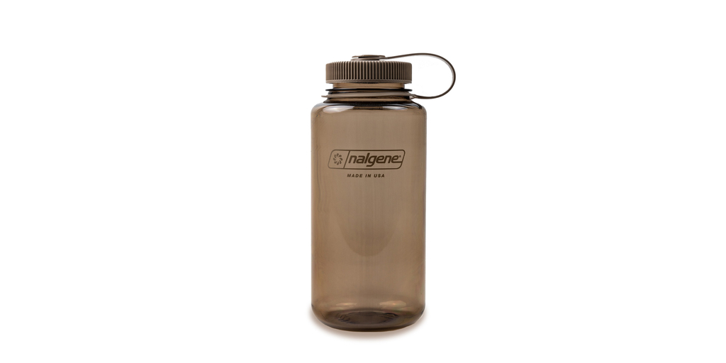 Mocha Brown Water Bottle, Reusable Stainless Steel