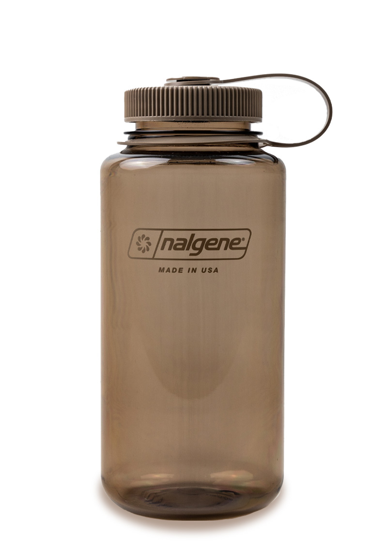 Monochrome Tribal Print - Neutral Stainless Steel Wide Mouth Water Bottle