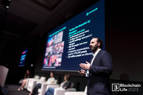 KuCoin Highlights The Potential of Crypto Philanthropy at Dubai Blockchain Life 2023 (Photo: Business Wire)
