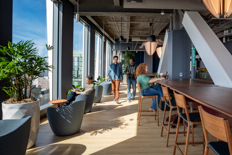 Thumbtack's custom built Library in San Francisco; photo credit: ©Nicholas V. Ruiz