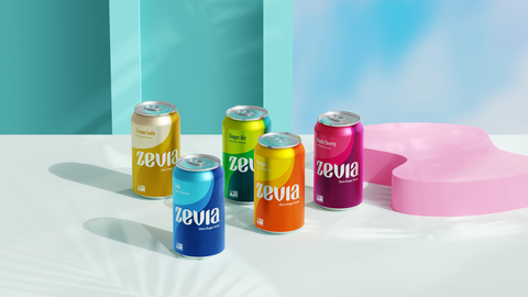 Zevia sodas featuring new logo and design (Photo: Business Wire)