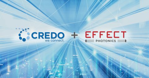 original Credo and EFFECT Photonics Announce Collaboration on High-Performance, Ultralow Power Coherent DSP Solutions (Graphic: Business Wire)