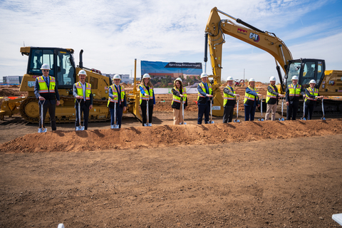 Executives from Acadia Healthcare and General Contractor Adolfson & Peterson Construction joined with local dignitaries to break ground on the new Agave Ridge Behavioral Hospital in Mesa, Arizona, on March 6, 2023. (Photo: Business Wire)