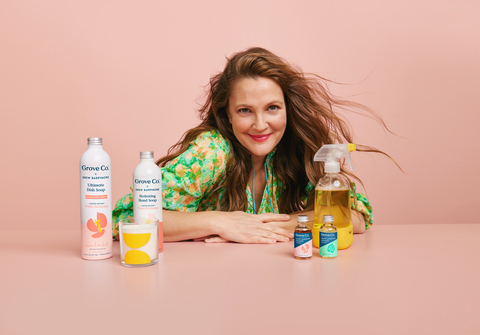 Grove Collaborative debuts its new Grove Co. Fresh Horizons Limited Edition Collection with Drew Barrymore. (Photo: Business Wire)