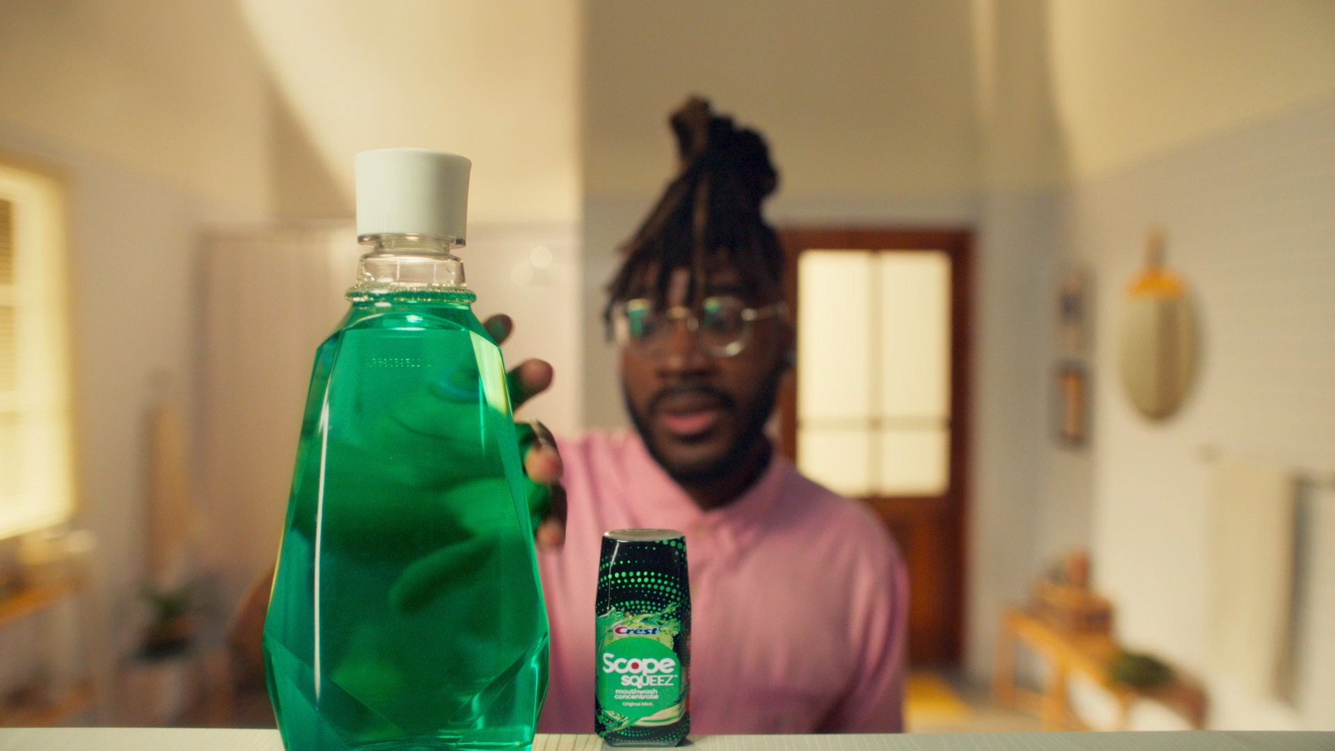 Customize your mouthwash experience with new Scope Squeez mouthwash concentrate. Simply add water and squeez to control your minty intensity. Now available at retailers nationwide.
