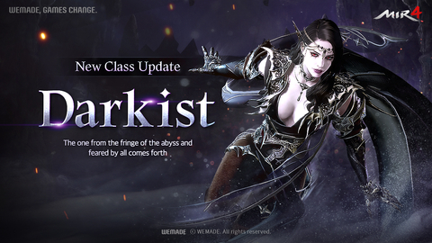MIR4 onthult nieuwe klasse-update "Darkist" op 7 maart 2023 (Afbeelding: Wemade)