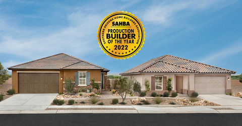 KB Home named the Southern Arizona Home Builders Association’s Production Builder of the Year. (Photo: Business Wire)