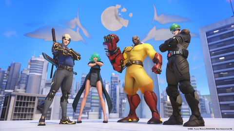 One-Punch Man skins in Overwatch 2 (Photo: Business Wire)