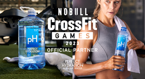 Perfect Hydration Alkaline Water is the Official Water of the 2023 NOBULL CrossFit Games. (Graphic: Business Wire)