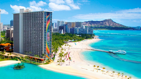 Hilton Hawaiian Village® Waikiki Beach Resort in Honolulu, Hawaii. Credit: Historic Hotels of America and Hilton Hawaiian Village.