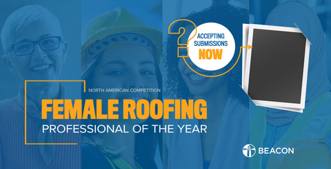 original Now accepting nominations for Female Roofing Professional of the Year (Photo: Business Wire)