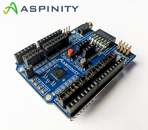 Aspinity's new AB2 AML100 Application Board expedites the development of power-constrained always-on AI products that use the AML100 analog machine learning processor and Renesas’ Quick-Connect IoT platform or other development platforms with an Arduino Uno Rev3 connector. (Photo: Business Wire)