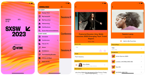 original The SXSW GO mobile app is the official mobile app for getting the most out of attending SXSW 2023; for more than a decade, Airship has helped SXSW bring their mobile app experience to life. (Graphic: Business Wire)