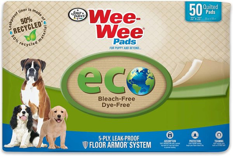 Four Paws® Wee-Wee® Eco Pads were listed among “The 7 Best Eco-Friendly Puppy Training Pads of 2023” by Treehugger, an award-winning sustainability website that provides information centered on eco-friendly lifestyles. (Graphic: Business Wire)