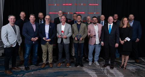 BAE Systems recently honored executives from eight companies that represented its top subcontractors and small businesses for the company’s U.S. Navy and commercial ship repair work in 2022. (Credit: BAE Systems)