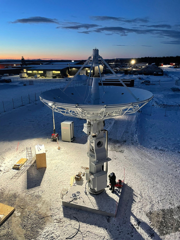 ViaSat Real-Time Earth (RTE) Antenna located in Sweden (Photo: Business Wire)