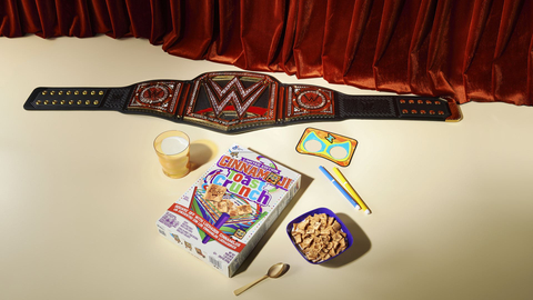 For a limited time, fans can get their favorite cereal with lucha-libre face masks blasted onto the square pieces of Cinnamon Toast Crunch (Photo: Business Wire)