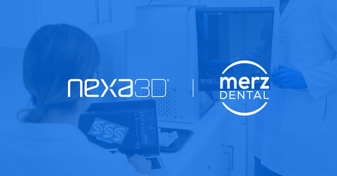 Nexa3D and Merz-Dental partner to expand access to ultrafast 3D printing in German-based dental labs (Graphic: Business Wire)