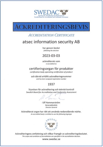 original atsec information security is now operating a Certification Body accredited according to ISO/IEC 17065  (Graphic: Business Wire)