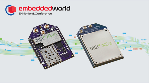 thumbnail Digi XBee® 3 Cellular LTE Cat 1 and Digi XBee® 3 Cellular LTE-M/NB-IoT smart modems for global deployment unveiled at Embedded World 2023. (Graphic: Business Wire)
