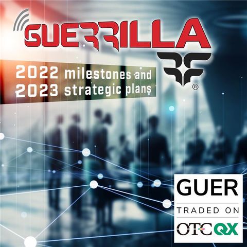 original Guerrilla RF has issued a letter to shareholders outlining the company's 2022 milestones and 2023 strategic plans. (Graphic: Business Wire)