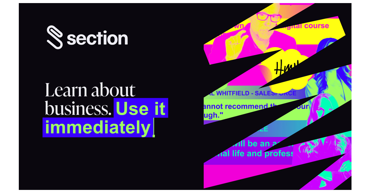 Section4 Rebrands to Section as It Passes the 20000-student ... - Business Wire