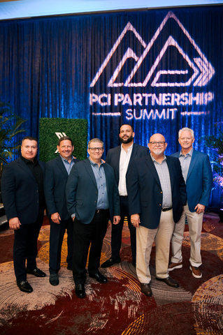 The PCI Partnership Summit series supports PCI’s mission by empowering brand leaders to seamlessly navigate their print, mail, fulfillment and marketing efforts. The PCI Executive Team from L to R: Vice President, Major Accounts Development Henry Herrera; Senior Vice President, Client Experience Tom Roberts; Executive Vice President & Chief Financial Officer Dennis R. Garcia; Chief Operating Officer Chris Diaz; President & CEO Ismael Diaz; and Chief Information Officer Brian McGrath. (Photo: Business Wire)