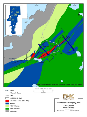 Figure 1 – Cass Deposit – Local Plan View Map (Graphic: Business Wire)