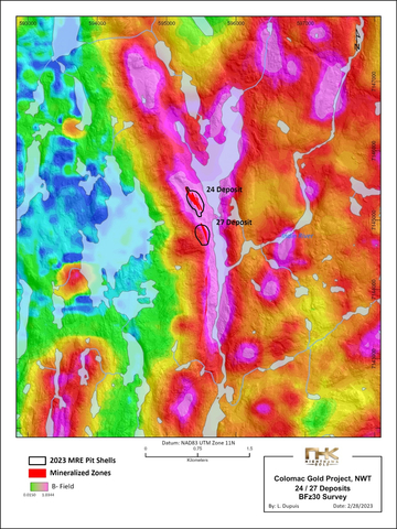 Figure 2 – 24/27 Deposit – VTEM Survey Map (Graphic: Business Wire)