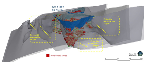 Figure 3 – Damoti Deposit – Isometric View Looking Northwest (Graphic: Business Wire)