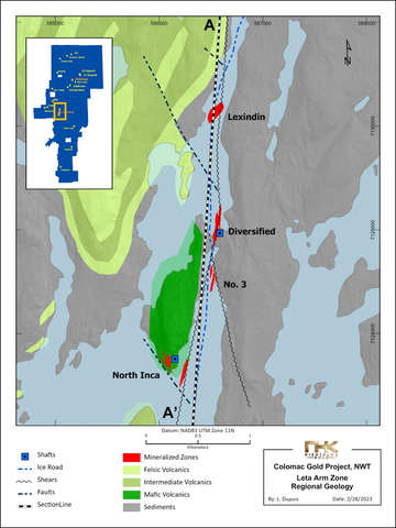 Figure 4 – Leta Arm Zone – Local Plan View Map (Graphic: Business Wire)