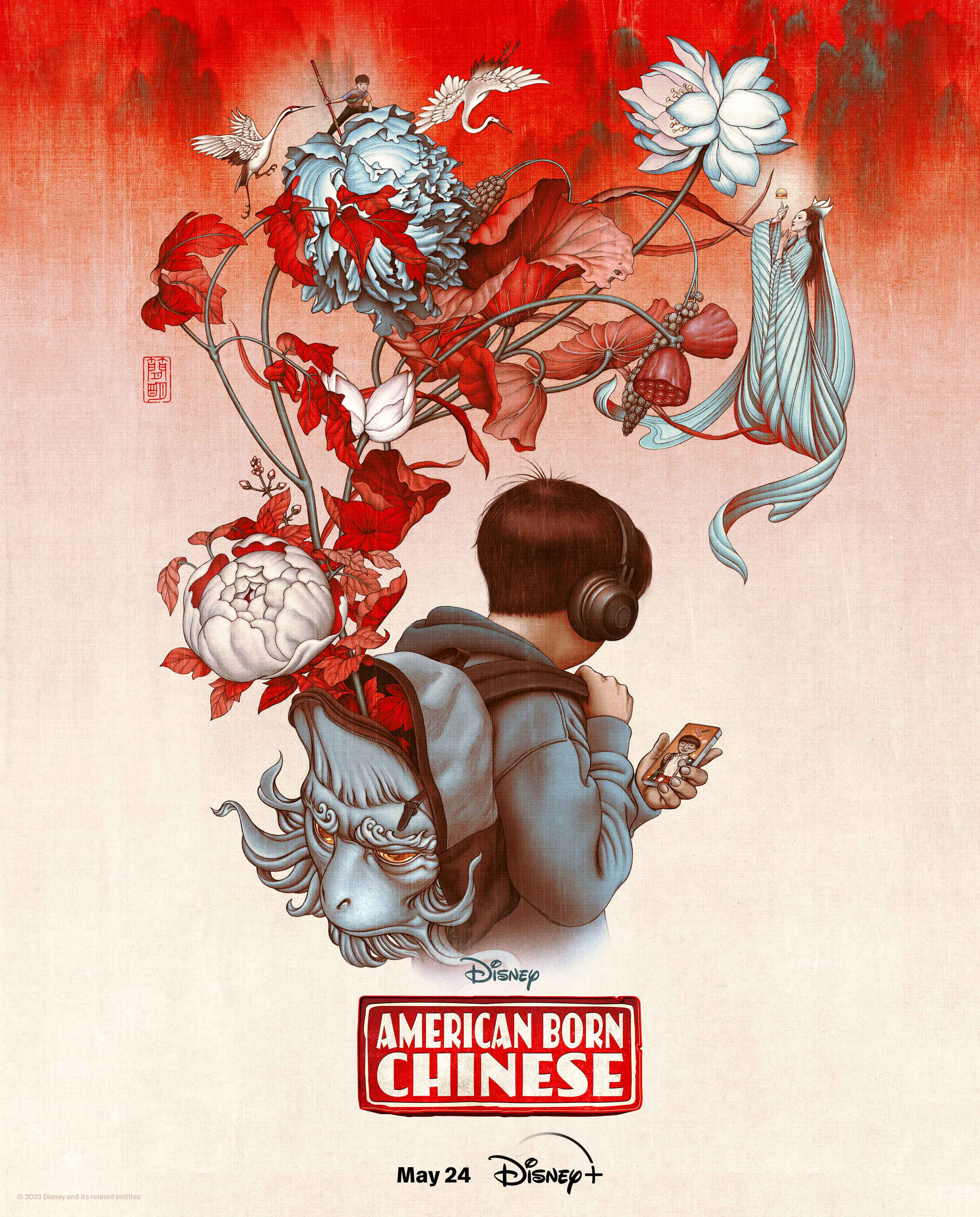 Disney+ Reveals Exclusive 'American Born Chinese' Poster Art