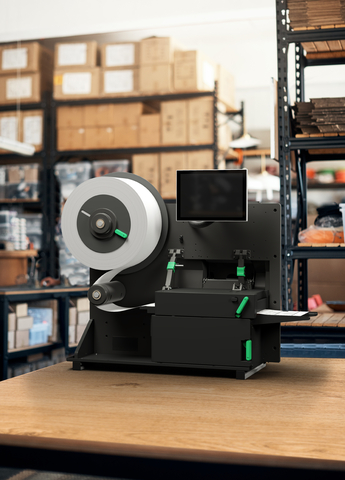 Toshiba America Business Solutions partners with Panther and Premier Print & Services Group, Inc. (Premier) to create a printing innovation, the Duplex Linerless Thermal Printer (DL1024), that's significantly simplifying everyday packaging applications. (Photo: Business Wire)