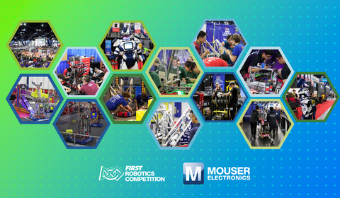 Mouser Electronics is proud to announce its continued sponsorship of FIRST® Robotics 2023 Competition, which inspires innovation and fosters well-rounded life capabilities in thousands of young people every year. (Photo: Business Wire)