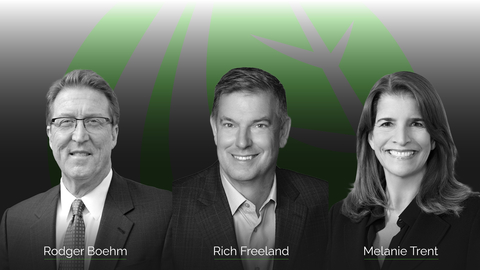 Rodger L. Boehm, Richard J. Freeland and Melanie Montague Trent will join Hyliion's board of directors (Photo: Business Wire)
