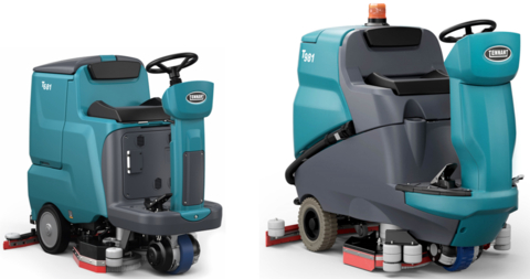New T681 and T981 Ride-on Scrubbers from Tennant Company. (Photo: Business Wire)